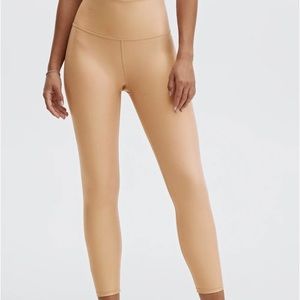 Fabletics PureLuxe Ultra High Waist 7/8 Iridescent Desert Leggings Medium NWT